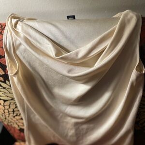 Ann Taylor Cream Satin Top